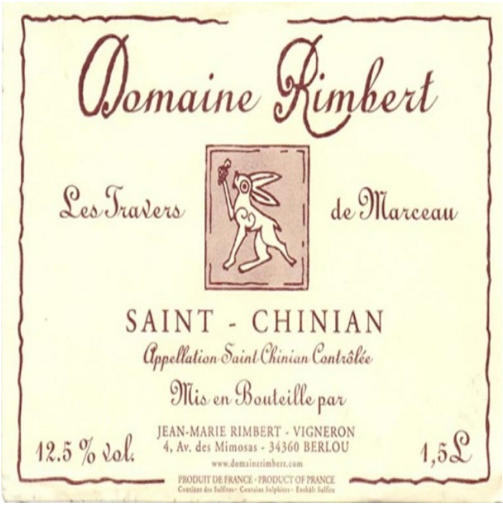 Rimbert St. chinian travers marceau 2020