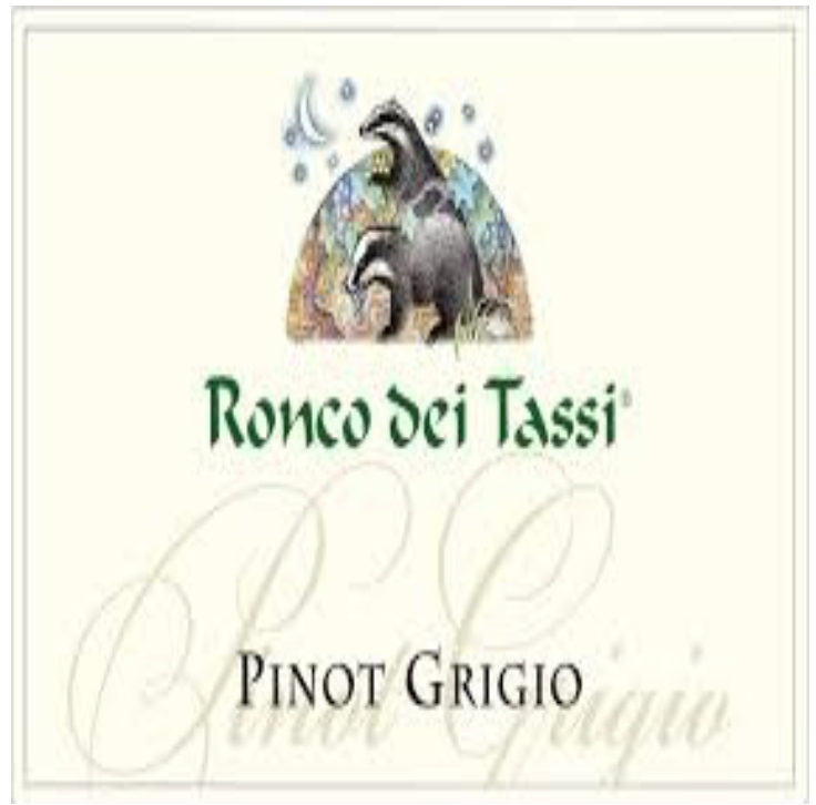 Ronco dei tassi Pinot grigio collio 2023