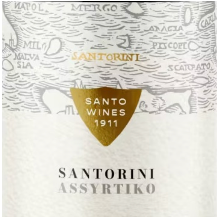 Santo Santorini assyrtico 2025
