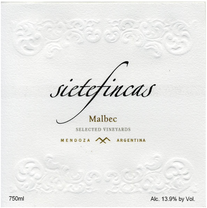 Sietefincas Malbec 2023