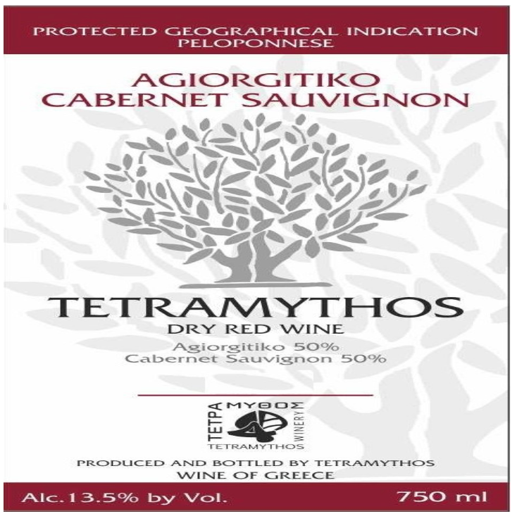 Tetramythos Agiorgitiko/cabernet 2023