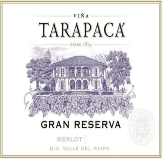 Vina tarapaca Gran reserva merlot 2021