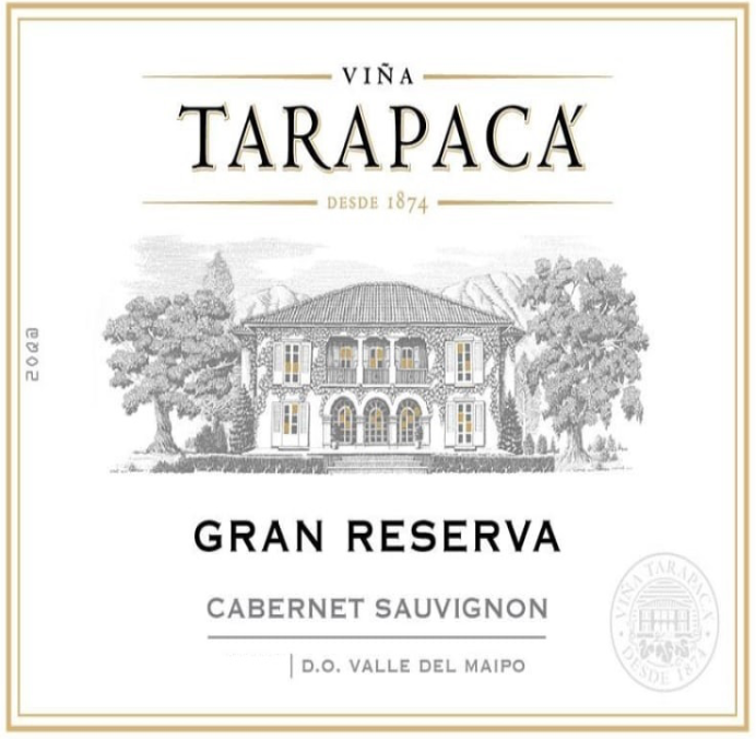 Vina tarapaca Gran reserva cabernet 2022
